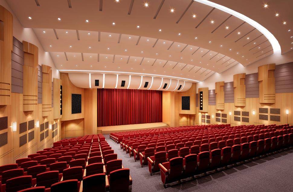 文化宫剧院里面采用木质吸音材料可以吗